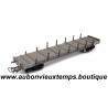 JOUEF - PLAYCRAFT HO 1/87 WAGON PLAT RANCHER à MARCHANDISES Ro2yw 194921 Réf : 655