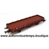 PIKO HO 1/87 WAGON PLAT à MARCHANDISES Qw 182428 Réf : 97122