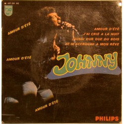 45T AMOUR D'ETE - JUIN 1967 - PHILIPS 437 341 - JOHNNY HALLYDAY