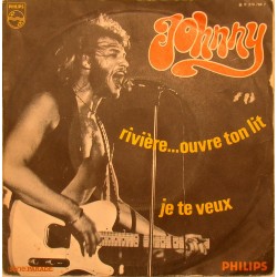 45T RIVIERE... OUVRE TON LIT - PHILIPS 370 798 - MARS 1969 - JOHNNY HALLYDAY
