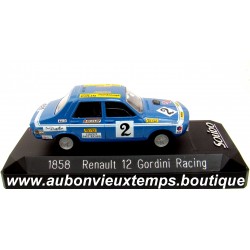 SOLIDO 1/43 RENAULT R 12 GORDINI RACING Réf 1858