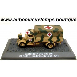 IXO 1/72 OPEL BLITZ 3.6.36S Kfz.305 21 Pz. Div. MEDENINE - TUNISIE 1943