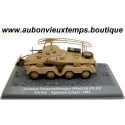IXO 1/72 SCHWERER PANZERSPAHWAGEN 8 RAD Sd.Kfz. 232 5.Ie.Div. AGEDABIA LIBYE 1941