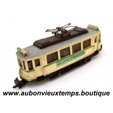 HAMO / MARKLIN HO 1/87 TRAMWAY avec WAGON PASSAGERS - NUREMBERG ALLEMAGNE