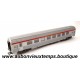 JOUEF HO 1/87 WAGON VOYAGEURS INOX - TRANS EUROP EXPRESS Réf : 5540