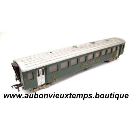 FLEISCHMANN HO 1/87 VOITURE VOYAGEURS 2ème Cl SBB FFS C4 6504