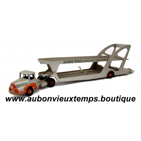 DINKY SUPER TOYS 1/43 TRACTEUR UNIC Réf : 39 et BOILOT PETROLAT - TRANSPORTEUR de VOITURES Réf : 39A