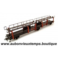 FLEISCHMANN HO 1/87 WAGON PORTE VOITURES DOUBLE Réf : 274971