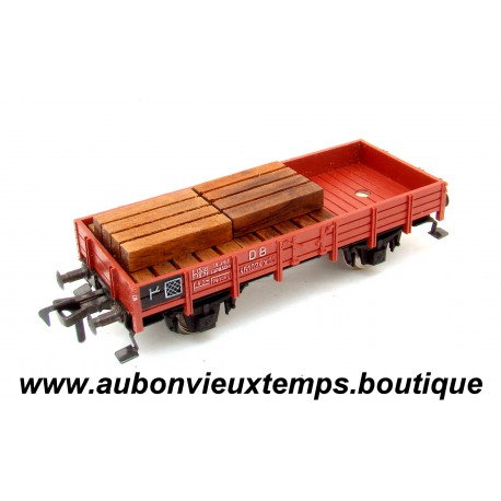 FLEISCHMANN HO 1/87 WAGON PLAT MARCHANDISES DB 461024 