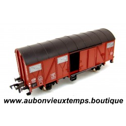 FLEISCHMANN HO 1/87 WAGON COUVERT MARCHANDISES DB 251612 Gmhs 53 Réf : 1470 
