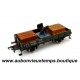 FLEISCHMANN HO 1/87 WAGON PLAT MARCHANDISES DB 461024 Réf : 1451A