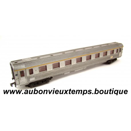 MECCANO HO 1/87 VOITURE VOYAGEURS 1ère Cl INOX A8 myfi 1006