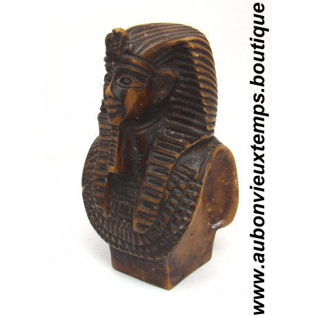 STATUETTE BUSTE PHARAON TOUTANKHAMON