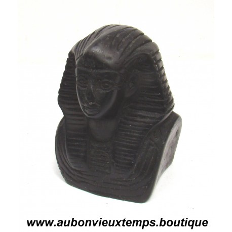 STATUETTE BUSTE PHARAON TOUTANKHAMON