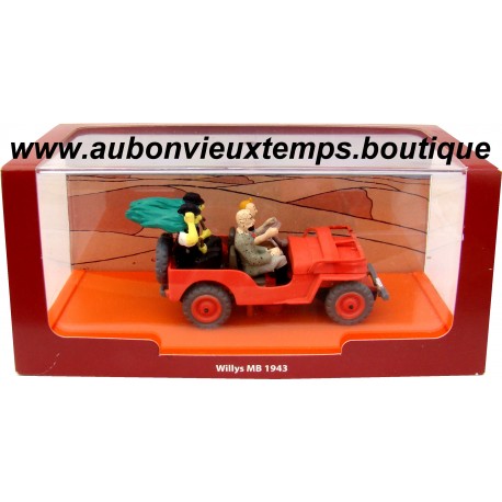 1/43 JEEP WILLYS MB 1943 - TINTIN au PAYS de l'OR NOIR