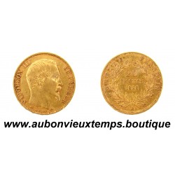 20 FRANCS OR 900 ‰ 1858 A NAPOLEON III