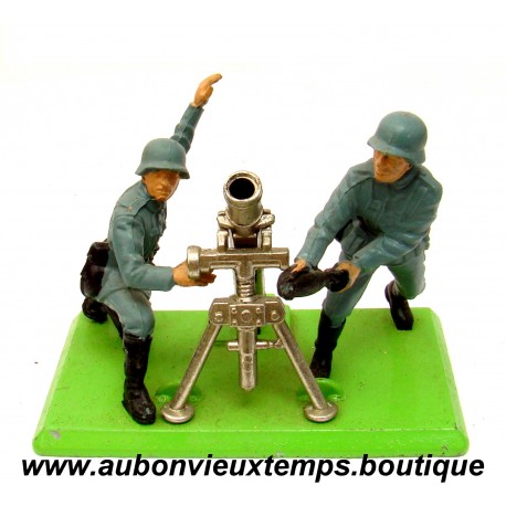 FIGURINES BRITAINS DEETAIL WWII GERMAN MORTAR TEAM