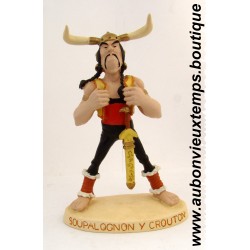 FIGURINES PLASTOY 2000 ASTERIX - SOUPALOGNON Y CROUTON Réf : 18