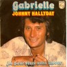 45T GABRIELLE - PHILIPS 6042 194 - SEPTEMBRE 1976 - JOHNNY HALLYDAY