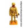 DEL PRADO - FIGURINES 1/30 SOLDAT ALLEMAND 1942 WARRANT OFFICER AFRIKAKORPS