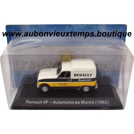 SALVAT 1/43 RENAULT 4F - AUTOMOTORES MUNRO 1982