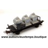 MECCANO 1/87 HO WAGON PLAT HA CITERNES P C KUHLMANN Réf : 707