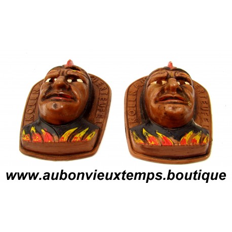 MASQUE TETE du DIABLE de FEU - KOLLNAUER FEUERTEUFEL