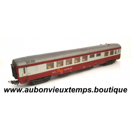 LIMA 1/87 HO WAGON VOYAGEURS GRILL EXPRESS Réf : 309210