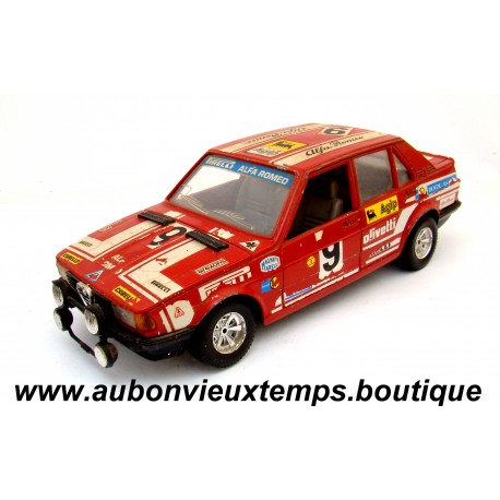 BBURAGO 1/24 ALFA ROMEO GIULIETTA 1.6 RALLYE N° 9 - OLIVETTI
