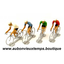 STARLUX 1/32 LOT de 4 COUREURS CYCLISTES - TOUR de FRANCE