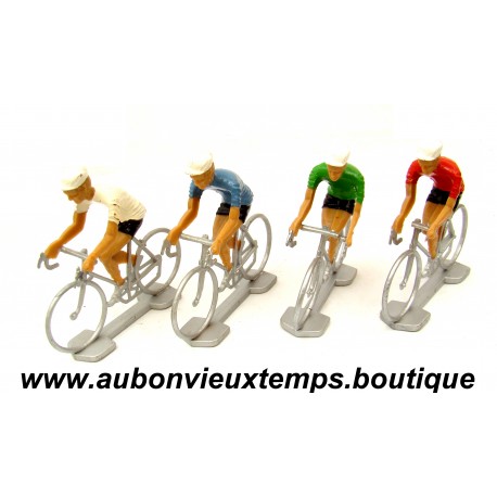 STARLUX 1/32 LOT de 4 COUREURS CYCLISTES - TOUR de FRANCE