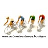 STARLUX 1/32 LOT de 4 COUREURS CYCLISTES - TOUR de FRANCE