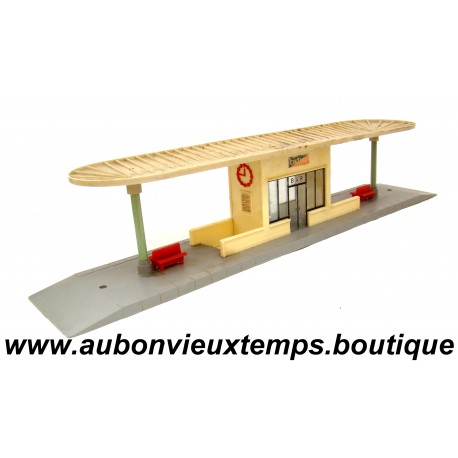LIMA 1/87 HO MAQUETTE QUAI de GARE avec BAR