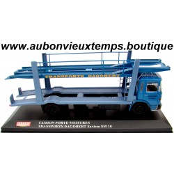 IXO 1/43 SAVIEM SM 10 - CAMION PORTE VOITURES - TRANSPORT DAGOBERT