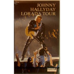 VHS JOHNNY HALLYDAY LORADA TOUR 1995 POLYGRAM 28 TITRES