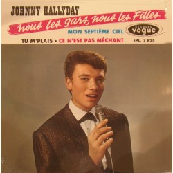 CD N° 6 NOUS LES GARS NOUS LES FILLES - VOGUE EPL 7825 - JANVIER 1961 - JOHNNY HALLYDAY