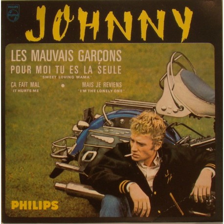 CD N° 31 LES MAUVAIS GARCONS - PHILIPS 434 905 - JUIN 1964 - JOHNNY HALLYDAY