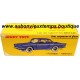 DINKY TOYS 1/43 RENAULT FLORIDE Réf : 543