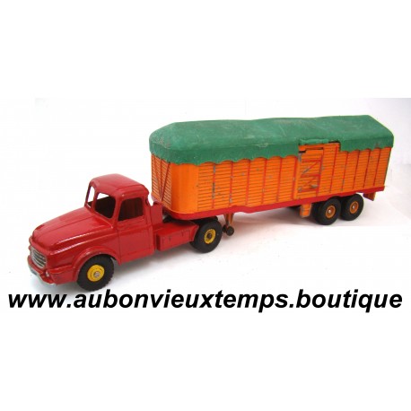 DINKY SUPERTOYS 1/43 TRACTEUR WILLEME N° 36 ET REMORQUE FRUEHAUF N° 36 B