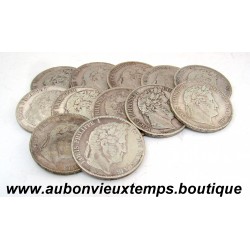 LOT 12 MONNAIES de 5 FRANCS Argent 900 ‰ - FRANCE