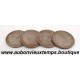 LOT 4 MONNAIES de 5 PESETAS Argent 900 ‰ - ESPAGNE