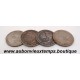 LOT 4 MONNAIES de 5 PESETAS Argent 900 ‰ - ESPAGNE