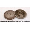 LOT 2 MONNAIES de 5 FRANCS Argent 900 ‰ - BELGIQUE