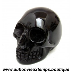 TETE de MORT en PIERRE NATURELLE : ONYX