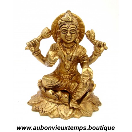 DEESSE HINDOUE LAKSHMI en LAITON DORE