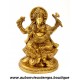 DIEU HINDOU GANESH en LAITON DORE