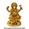 DIEU HINDOU GANESH en LAITON DORE