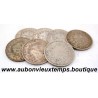 LOT 7 MONNAIES de 5 FRANCS Argent 900 ‰ - FRANCE