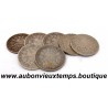 LOT 7 MONNAIES de 2 FRANCS Argent 835 ‰ - FRANCE