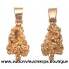 PENDENTIF AVEC PEPITE D'OR 24 K